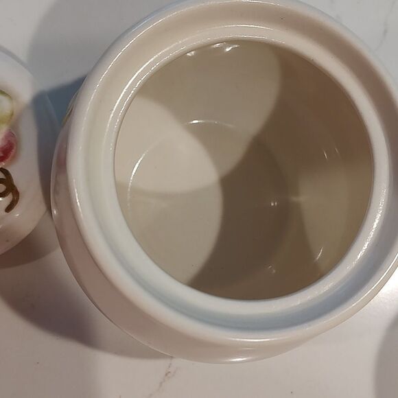 Vintage Pink by Metlox Lidded Sugar and Creamer Set Poppy Trail Vernon Pattern - Picture 4 of 11